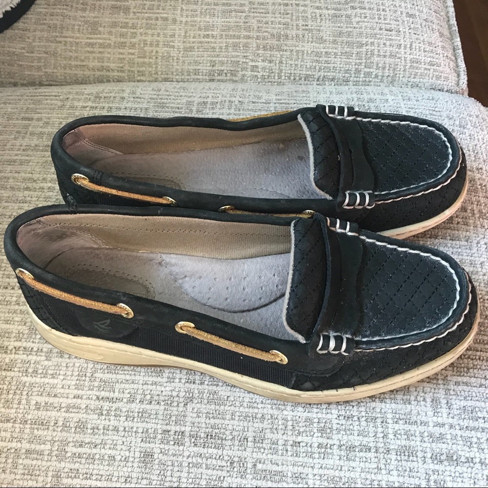 Sperry topsider black shoes size women’s 6 M